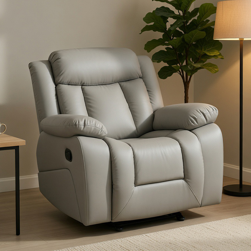 Manuálna umelá koža Kĺzadlo Rocker Recliner